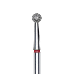 Frez diamentowy kulka 3,5 mm czerwona STALEKS PRO FA01R035 1