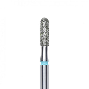 Frez diamentowy zaokrąglony walec 2,3 mm niebieski STALEKS PRO FA30B023/8 1