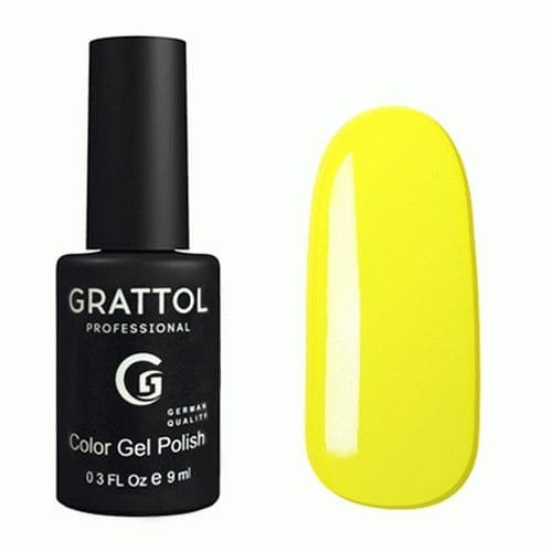 Lakier hybrydowy Grattol Classic Yellow 9 ml 1