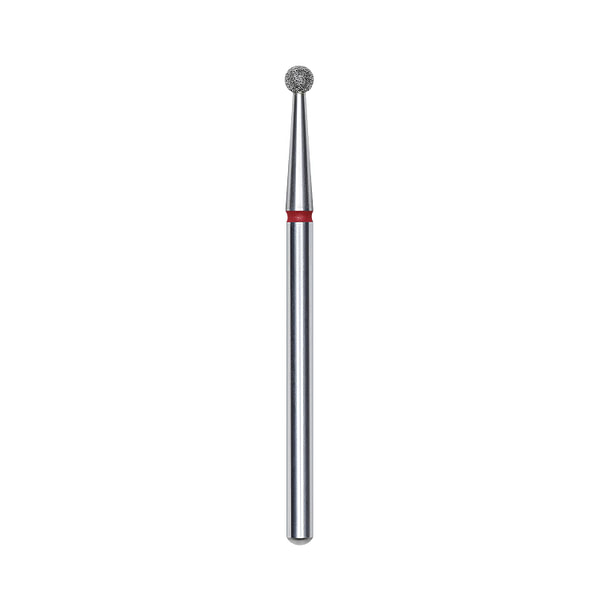 Frez diamentowy kulka 2,5 mm czerwona STALEKS PRO FA01R025 2