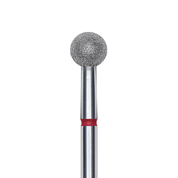 Frez diamentowy kulka 5 mm czerwona STALEKS PRO FA01R050 1