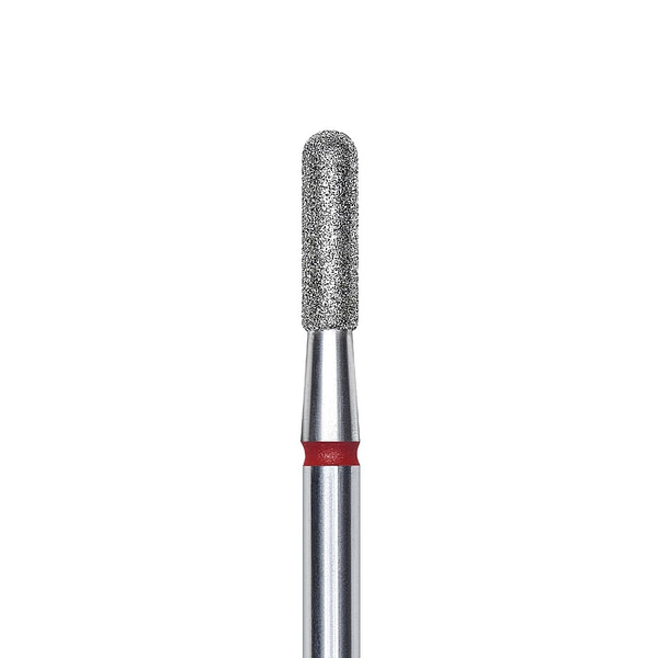 Frez diamentowy zaokrąglony walec 2,3 mm czerwony STALEKS PRO FA30R023/8 1