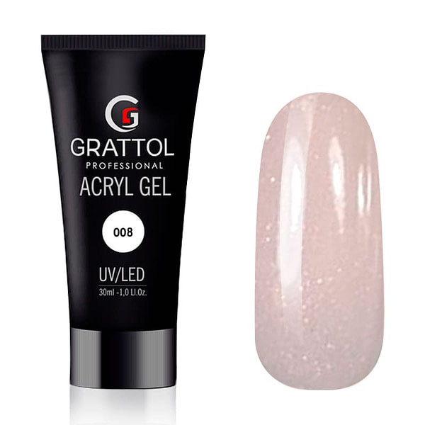 Grattol AcrylGel Glitter Nude 30g 1