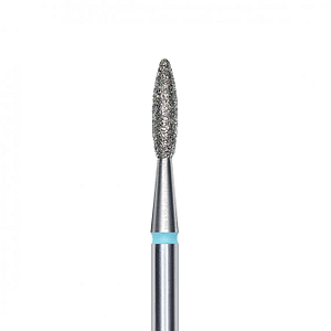 Frez diamentowy płomyk 2,1 mm niebieski STALEKS PRO FA10B021/8 1