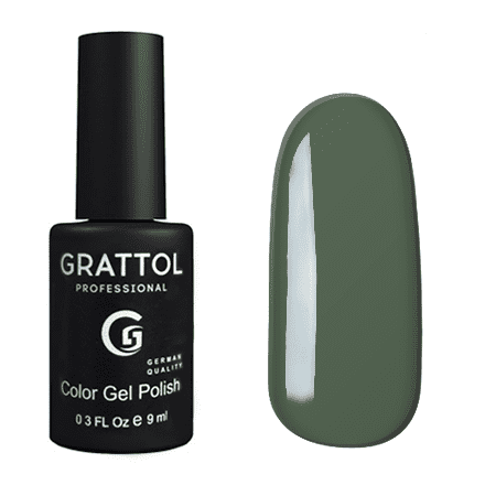 Lakier hybrydowy Grattol Classic Green Gray 9 ml 1