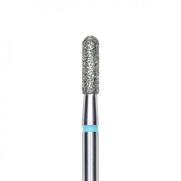 Frez diamentowy zaokrąglony walec 2,3 mm niebieski STALEKS PRO FA30B023/8 1
